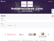 Tablet Screenshot of ladorada-caldas.gov.co